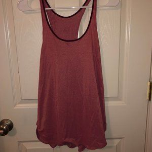 Pink Lululemon athletic tank top
